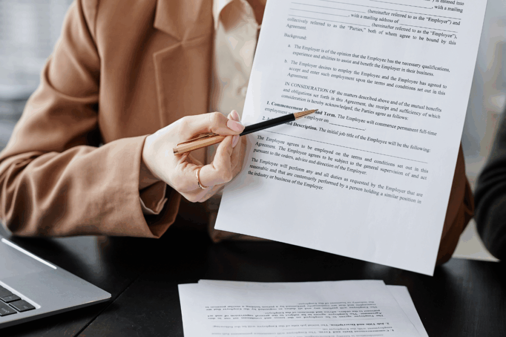 un empleado del IMSS explicando que debe tener una carta de sustitución patronal